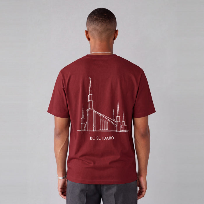Essential Heavyweight Temple Tee (Boise)