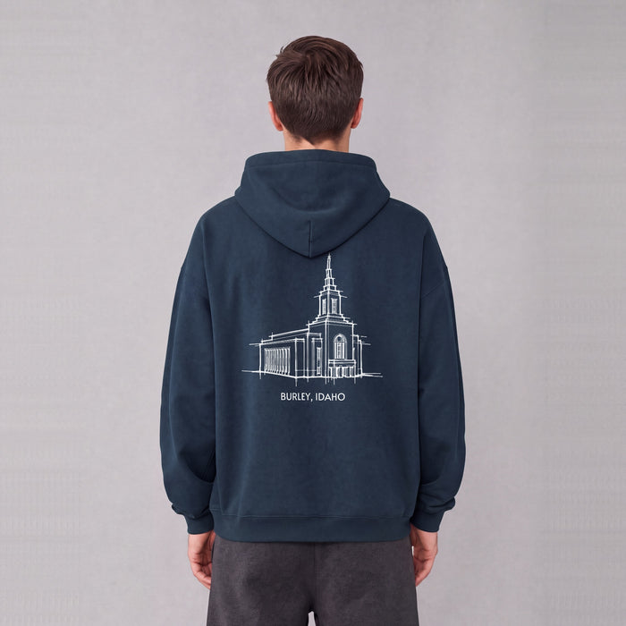 Ultra-soft Oversized Temple Hoodie (Burley)