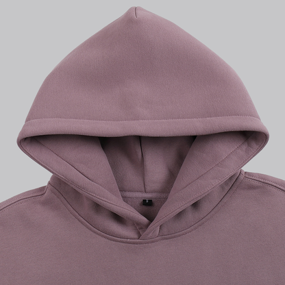Hood construction detail, shown in Mauve