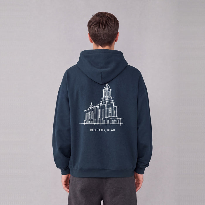 Ultra-soft Oversized Temple Hoodie (Heber Valley)