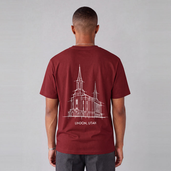 Essential Heavyweight Temple Tee (Lindon)