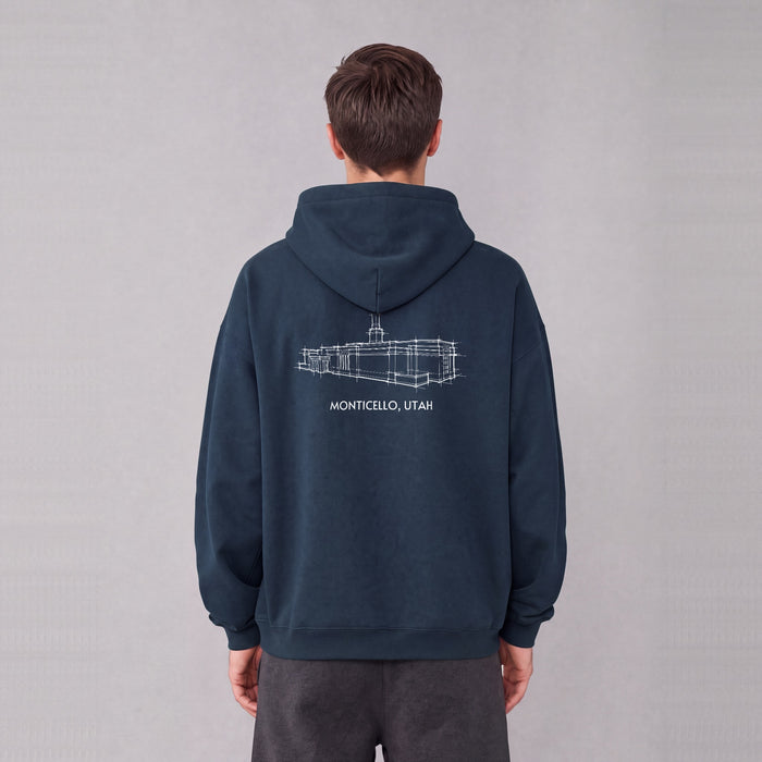 Ultra-soft Oversized Temple Hoodie (Monticello)