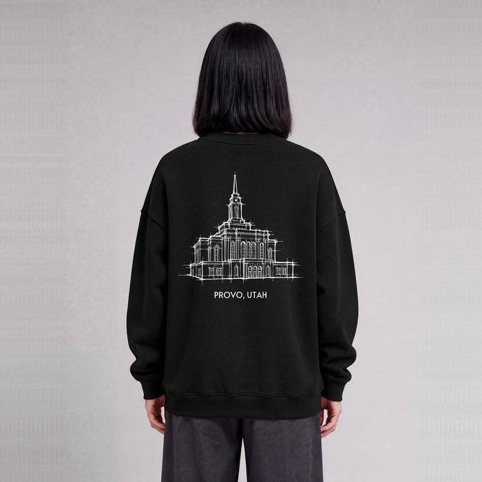 Ultra-soft Temple Sweatshirt (Provo Rock Canyon)