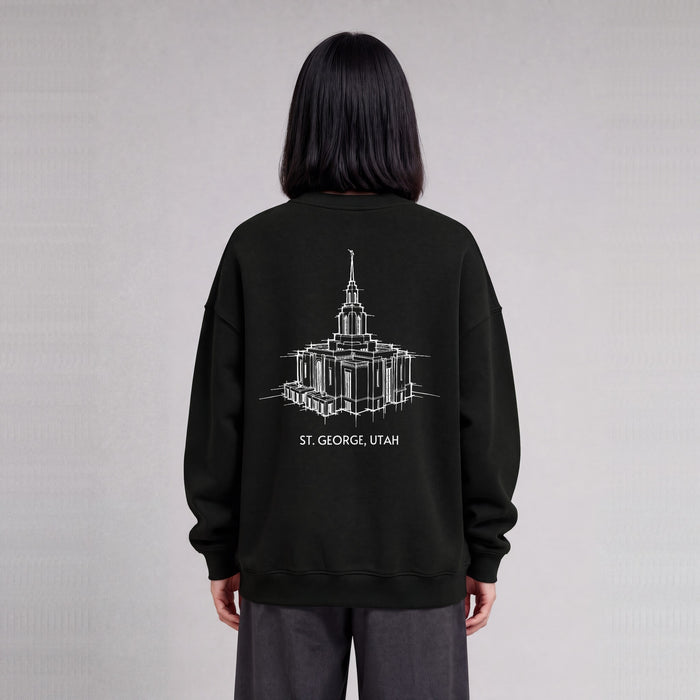 Ultra-soft Temple Sweatshirt (Red Cliffs)
