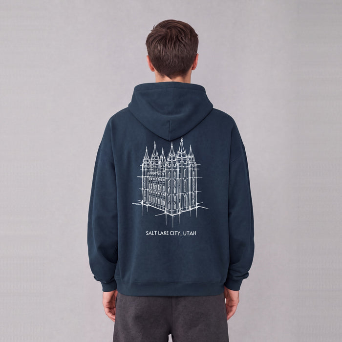 Ultra-soft Oversized Temple Hoodie