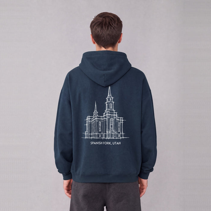 Ultra-soft Oversized Temple Hoodie (Spanish Fork)