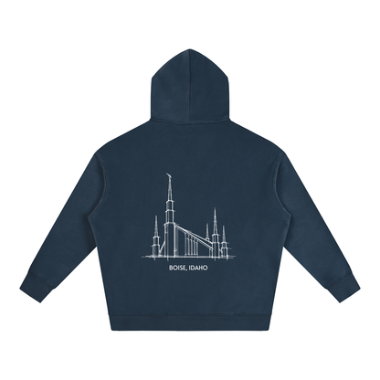 Ultra-soft Oversized Temple Hoodie (Boise)