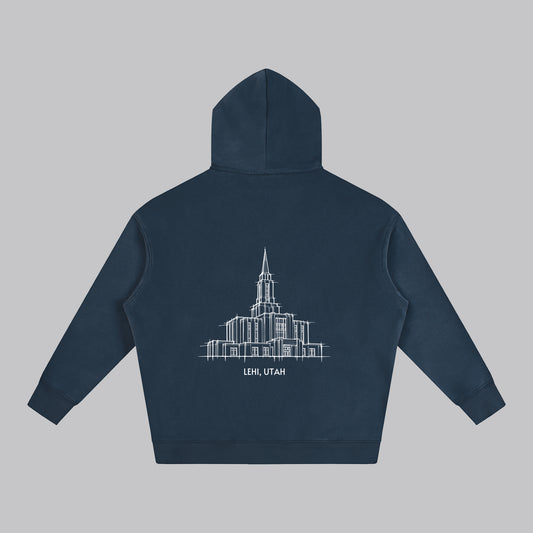 Ultra-soft Oversized Temple Hoodie (Lehi)
