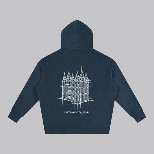 Ultra-soft Oversized Temple Hoodie