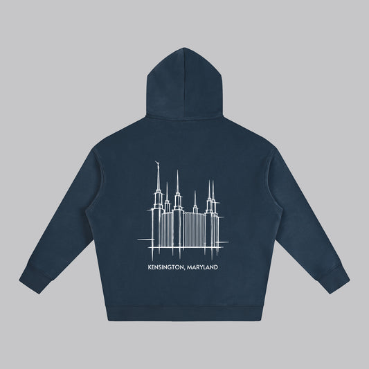 Ultra-soft Oversized Temple Hoodie (Washington D.C.)