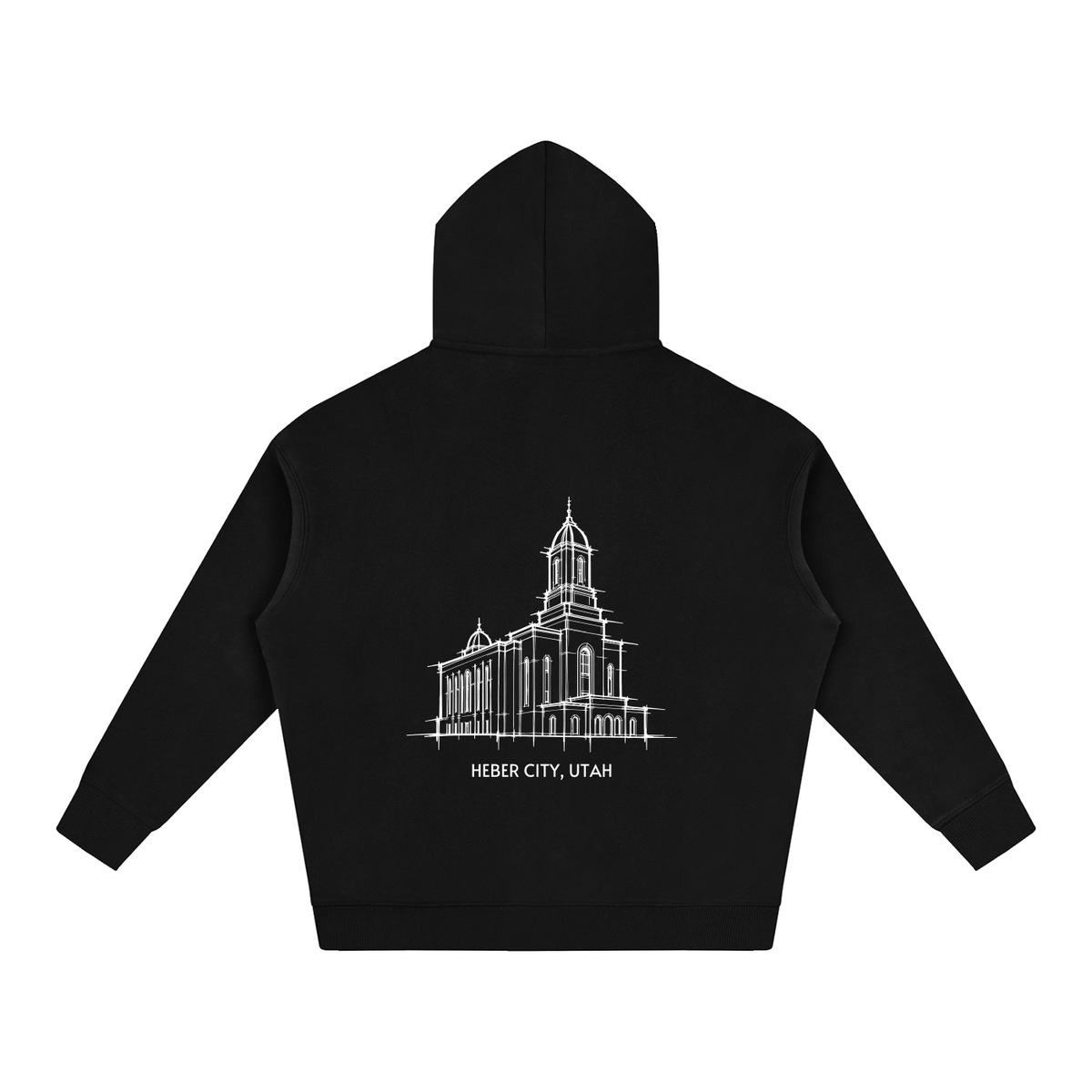 Ultra-soft Oversized Temple Hoodie (Heber Valley)