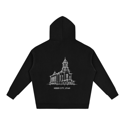 Ultra-soft Oversized Temple Hoodie (Heber Valley)