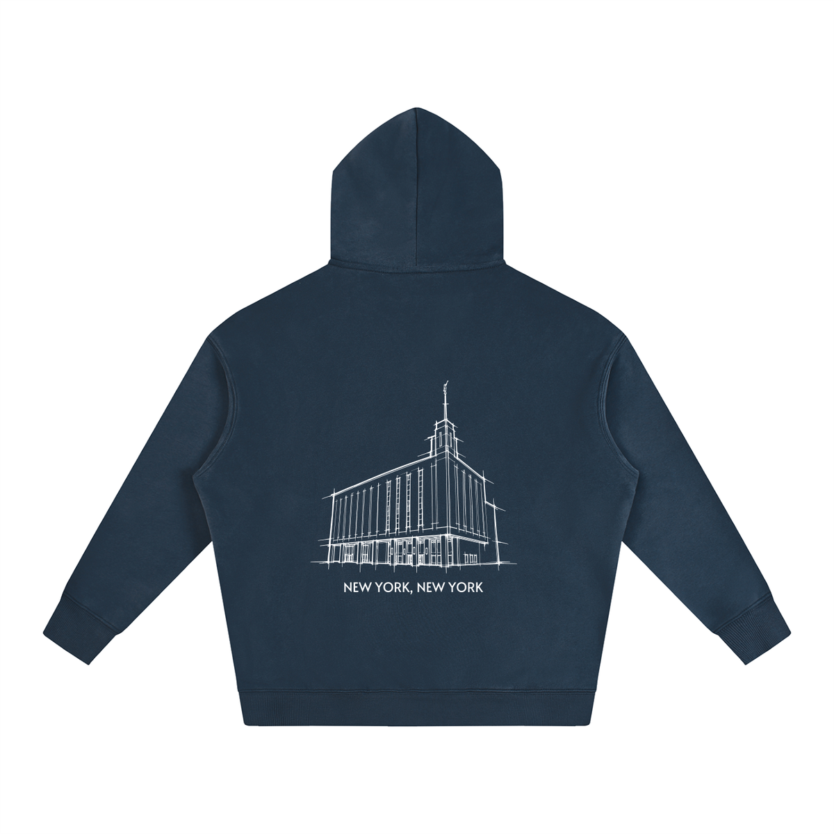 Ultra-soft Oversized Temple Hoodie (Manhattan)
