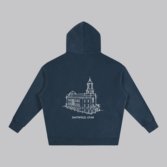 Ultra-soft Oversized Temple Hoodie (Smithfield)