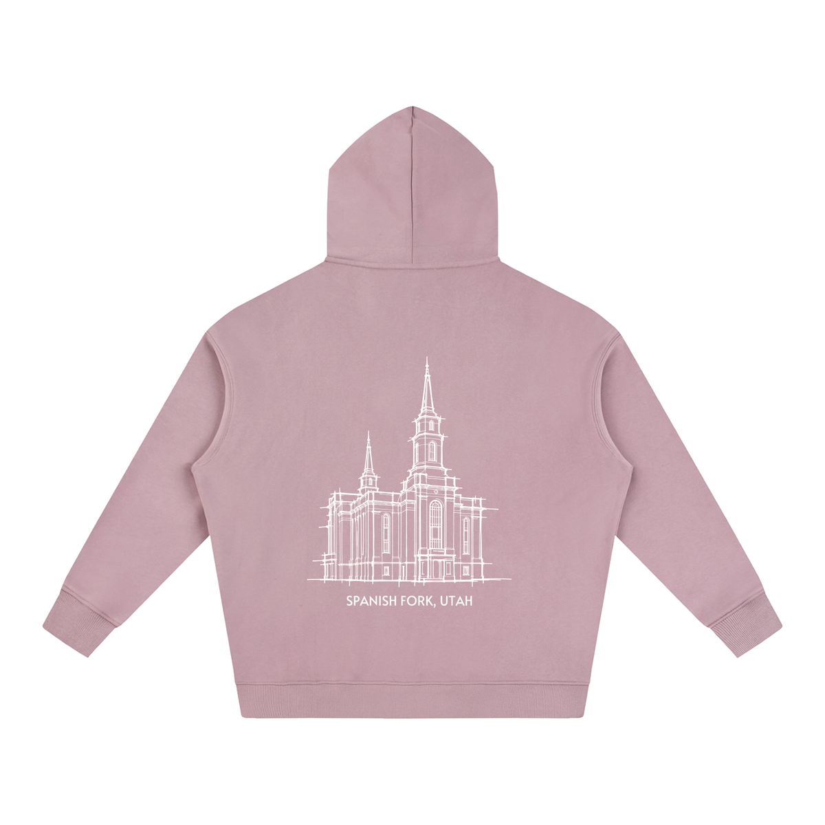 Ultra-soft Oversized Temple Hoodie (Spanish Fork)