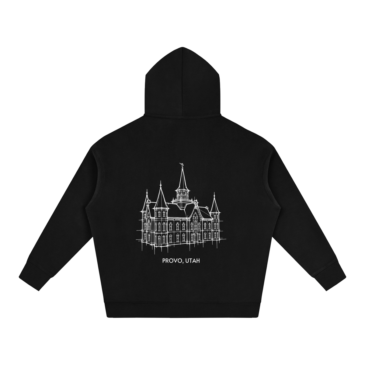 Ultra-soft Oversized Temple Hoodie (Provo City Center)