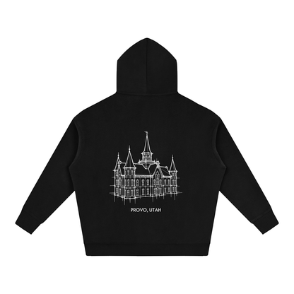 Ultra-soft Oversized Temple Hoodie (Provo City Center)