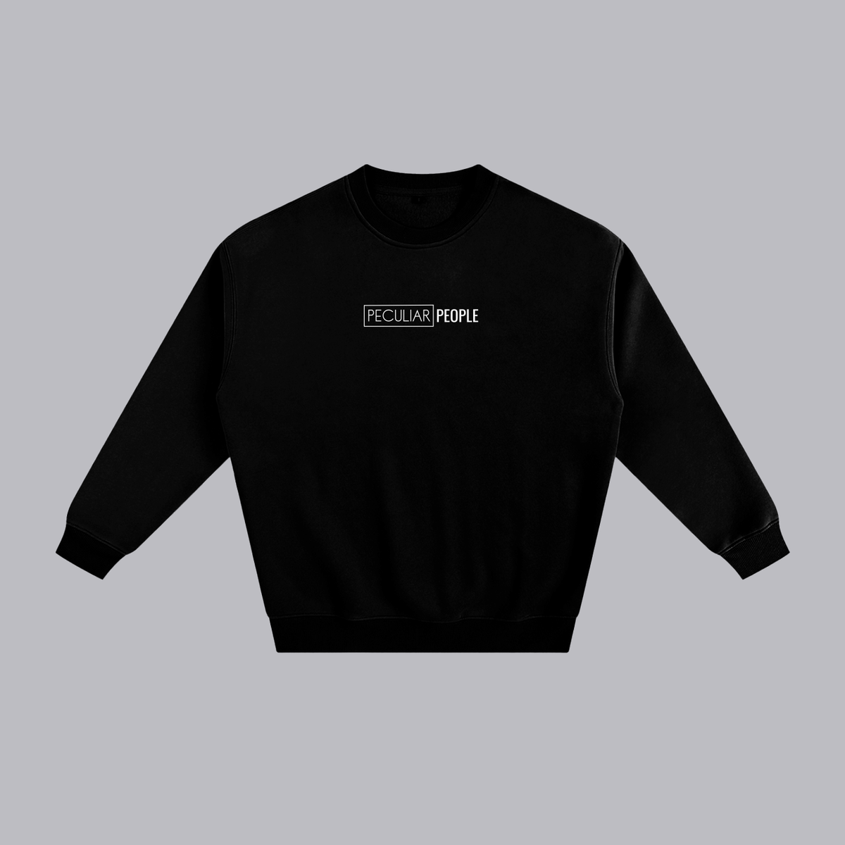 Coeur d'Alene Temple chest logo flat lay - Black