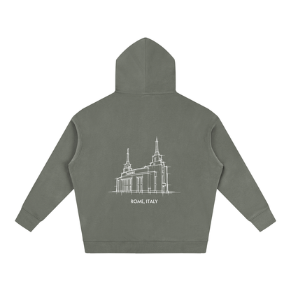 Ultra-soft Oversized Temple Hoodie (Rome)