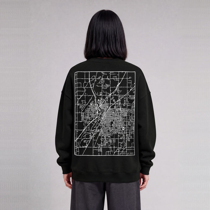 Ultra-soft Map Sweatshirt (Idaho Falls)