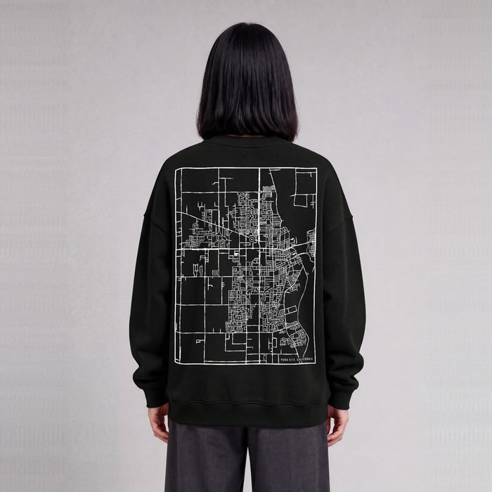Ultra-soft Map Sweatshirt (Yuba City)