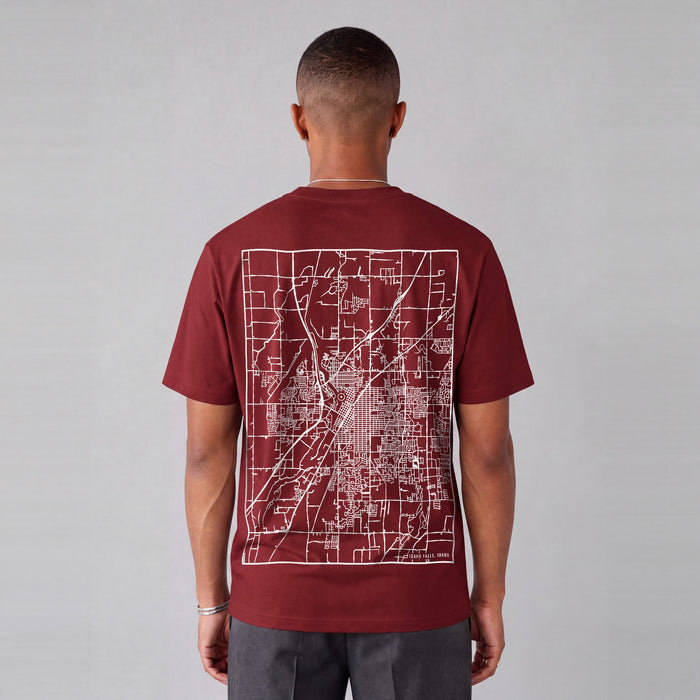 Essential Heavyweight Map Tee (Idaho Falls)