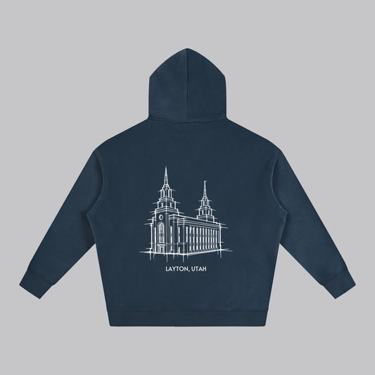 Ultra-soft Oversized Temple Hoodie (Layton)