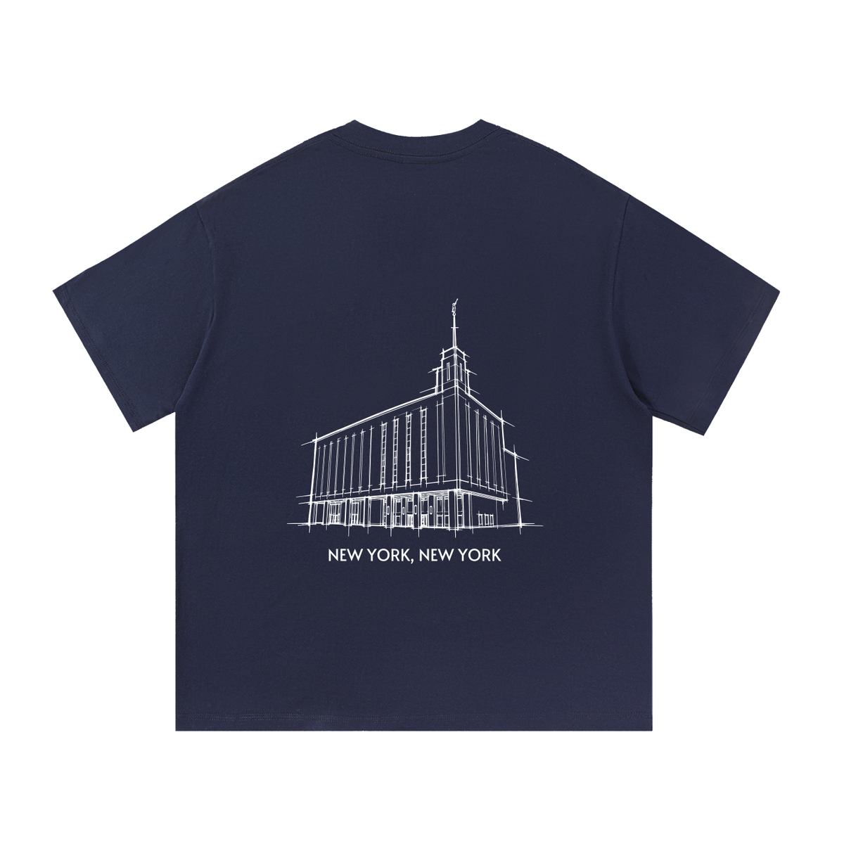 Essential Heavyweight Temple Tee (Manhattan)