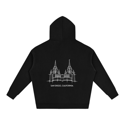 Ultra-soft Oversized Temple Hoodie (San Diego)
