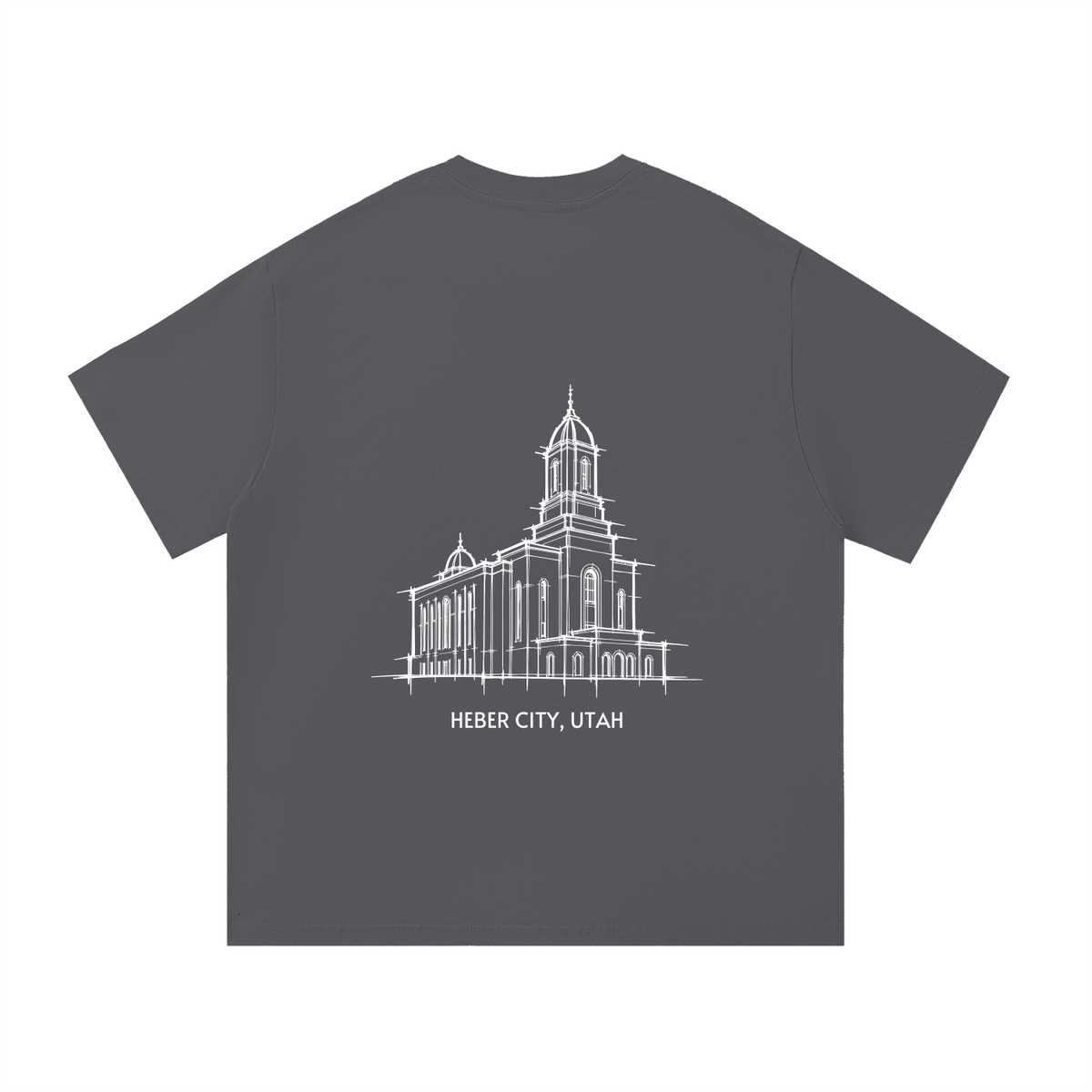 Essential Heavyweight Temple Tee (Heber Valley)