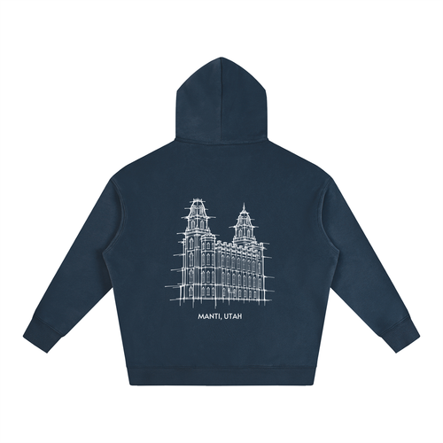 Ultra-soft Oversized Temple Hoodie (Manti)