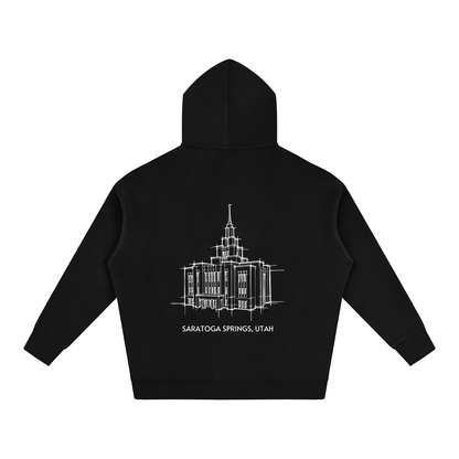 Ultra-soft Oversized Temple Hoodie (Saratoga Springs)