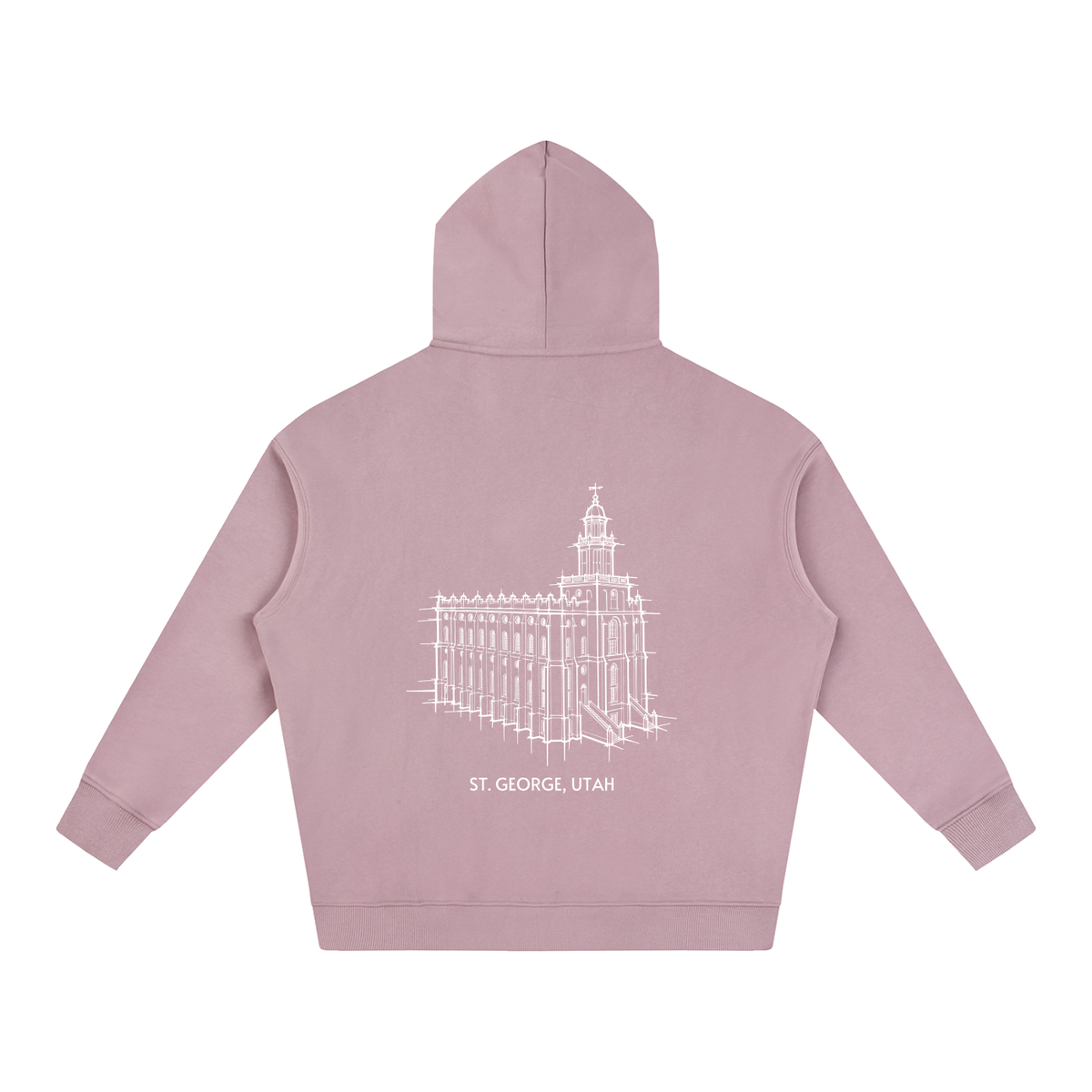 Ultra-soft Oversized Temple Hoodie (St. George)
