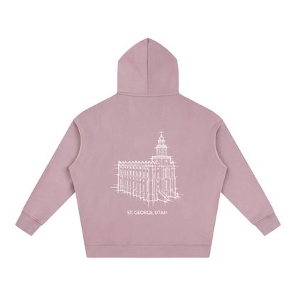Ultra-soft Oversized Temple Hoodie (St. George)