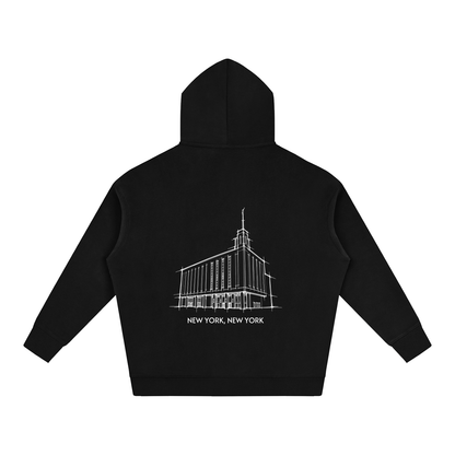 Ultra-soft Oversized Temple Hoodie (Manhattan)