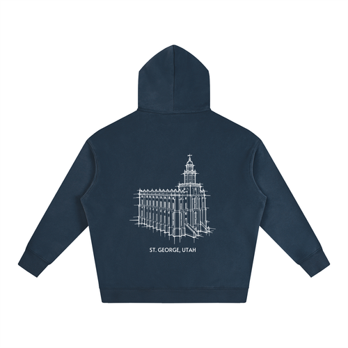 Ultra-soft Oversized Temple Hoodie (St. George)