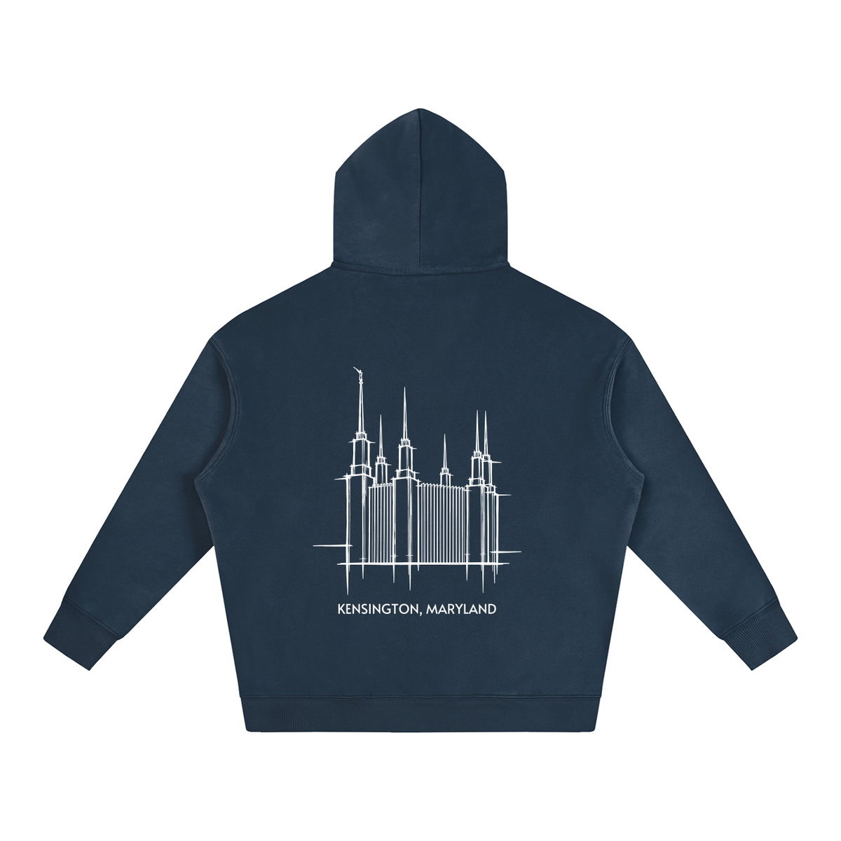 Ultra-soft Oversized Temple Hoodie (Washington D.C.)