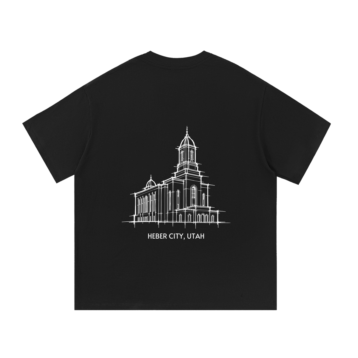 Essential Heavyweight Temple Tee (Heber Valley)
