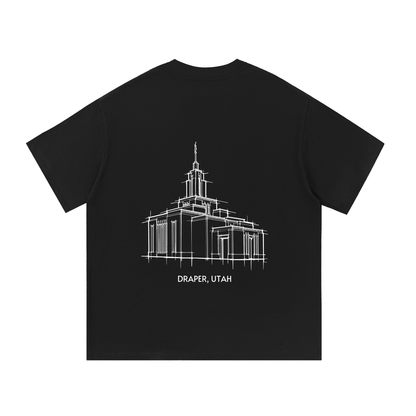 Essential Heavyweight Temple Tee (Draper)