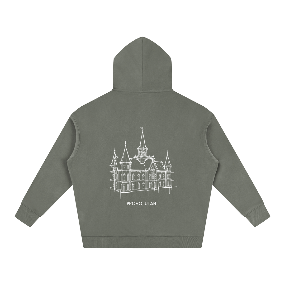 Ultra-soft Oversized Temple Hoodie (Provo City Center)