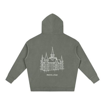 Ultra-soft Oversized Temple Hoodie (Provo City Center)