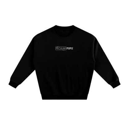 Tooele map sweatshirt, front logo - Black