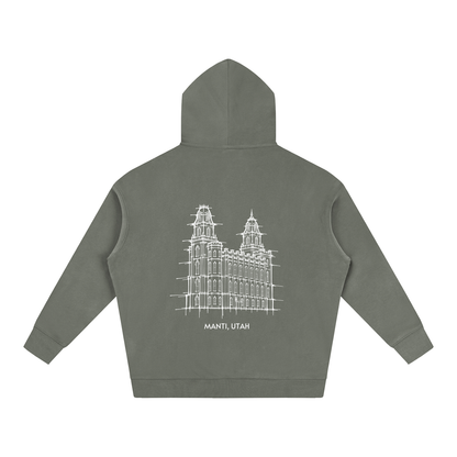 Ultra-soft Oversized Temple Hoodie (Manti)
