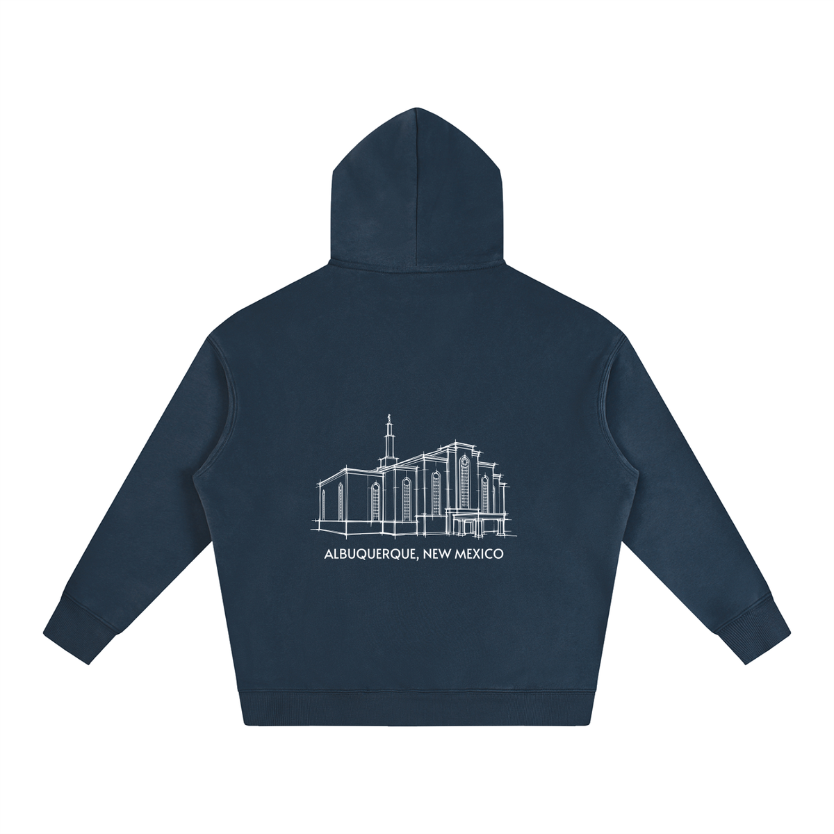 Ultra-soft Oversized Temple Hoodie (Albuquerque)