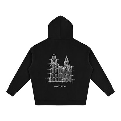 Ultra-soft Oversized Temple Hoodie (Manti)