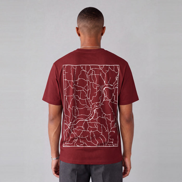 Essential Heavyweight Map Tee (Afton)