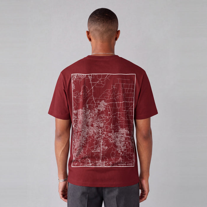 Essential Heavyweight Map Tee (Independence)