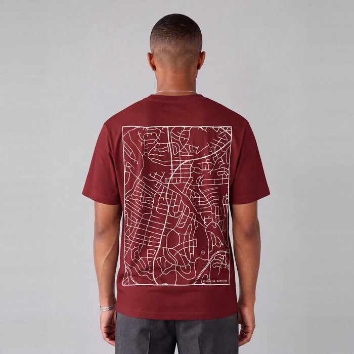 Essential Heavyweight Map Tee (Kensington)