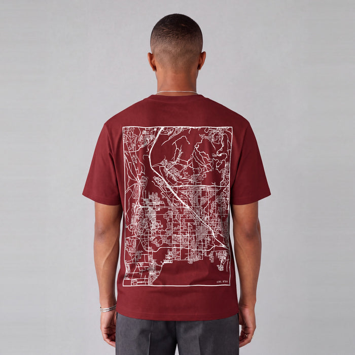 Essential Heavyweight Map Tee (Lehi)