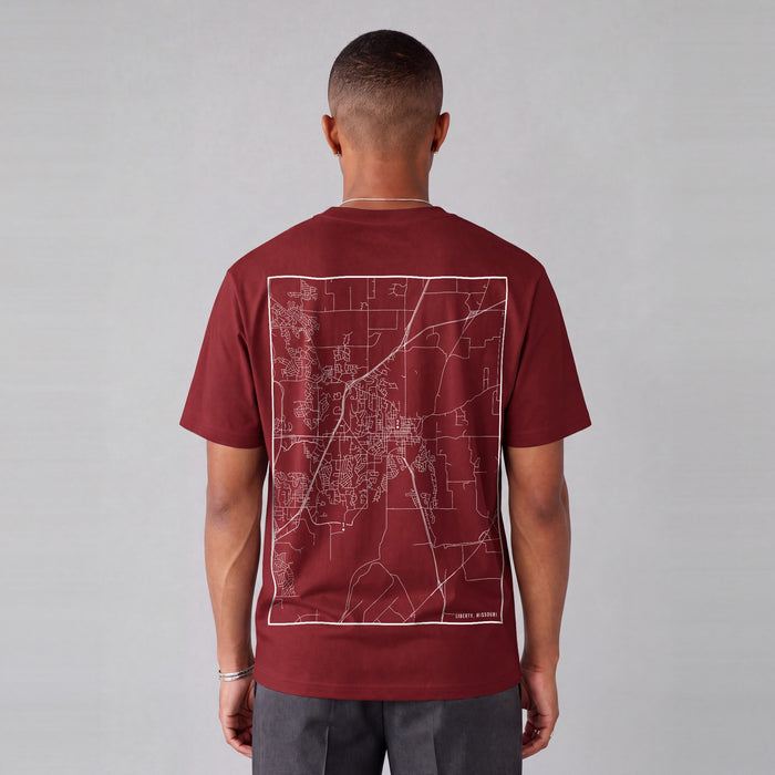 Essential Heavyweight Map Tee (Liberty)